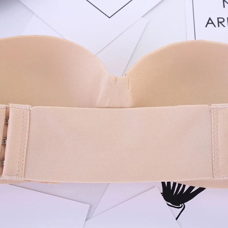 Womens Tube Tops Invisible Strapless Bra