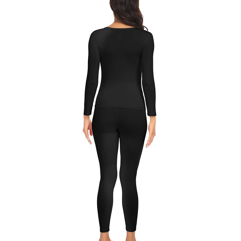 Long  Warm Long-Sleeved Trousers, 2 Pieces Seamless Thermal Lingerie