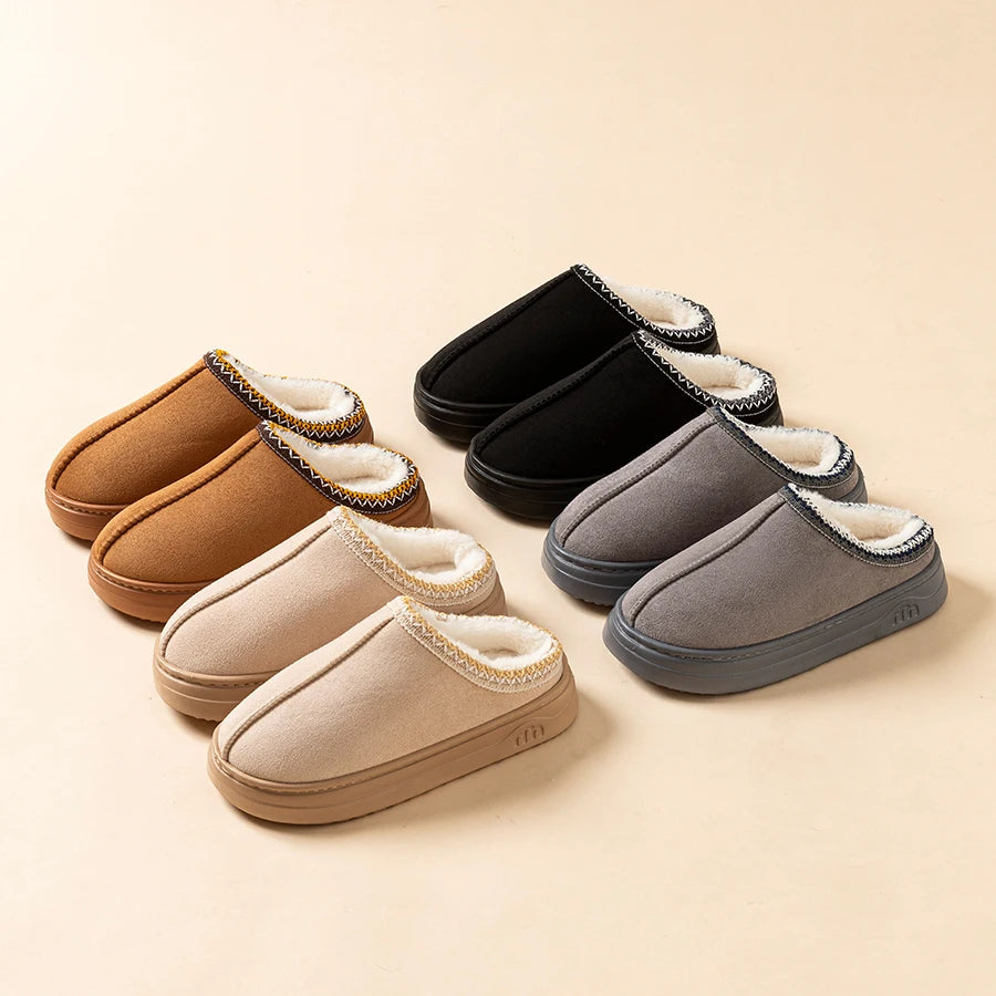 Winter Fuzzy Fur Anti-slip Soft Warm Comfort Women's Slipper