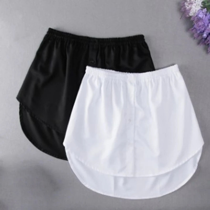 Shirt Extenders Removable Bottom Skirt For Women