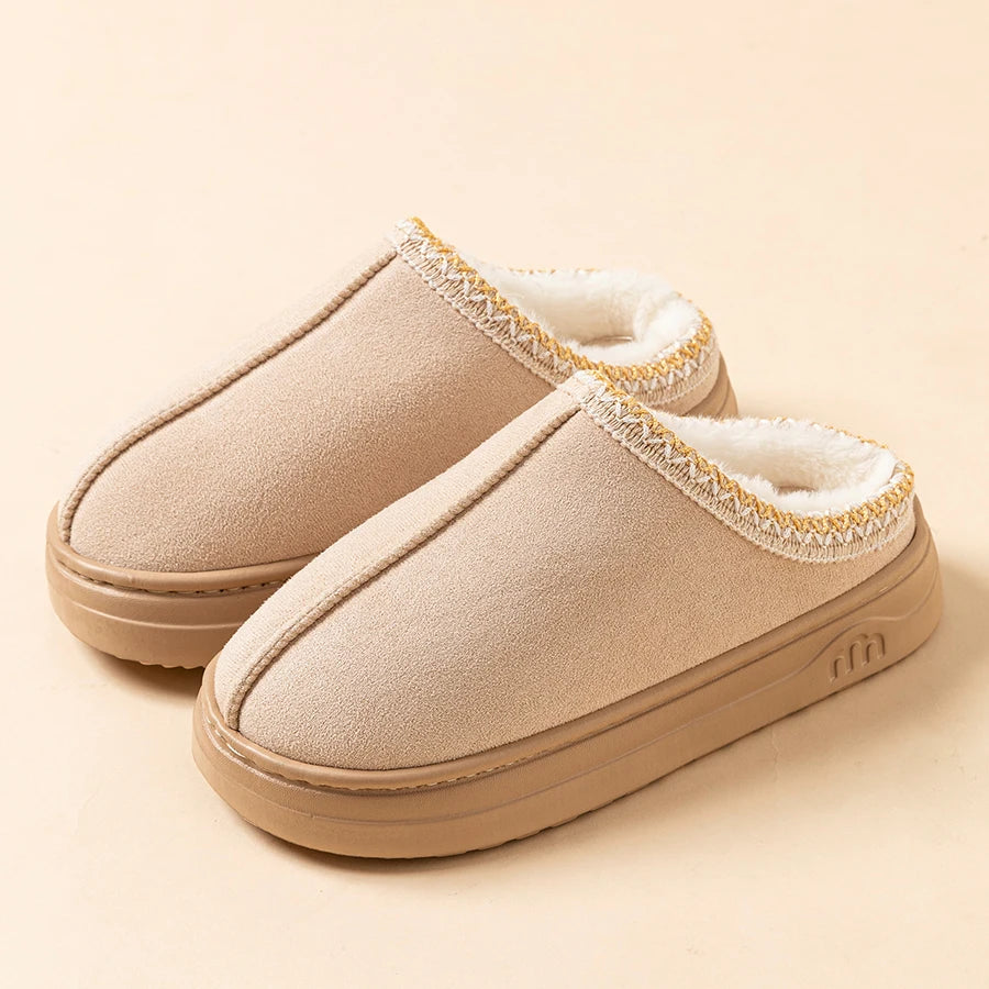 Winter Fuzzy Fur Anti-slip Soft Warm Comfort Women's Slipper