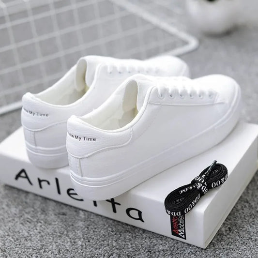 Woman Casual White Shoes Sneakers