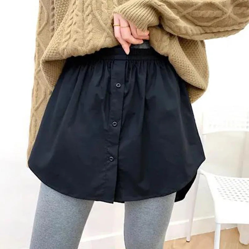 Shirt Extenders Removable Bottom Skirt For Women