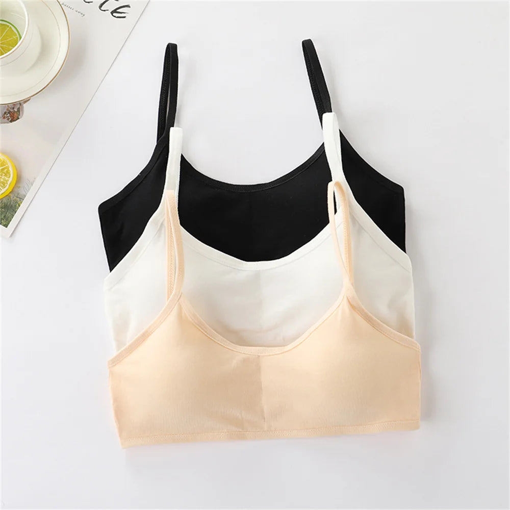 Thin Cotton And Sports Summer Double Layer Bra