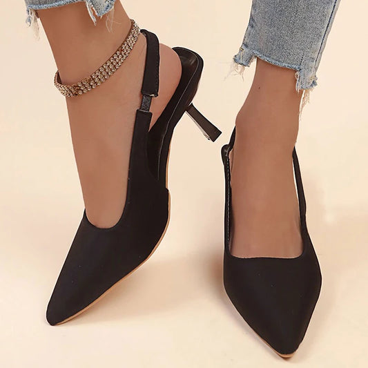 New Pointed Toe High Heels Shallow Women's Shoes