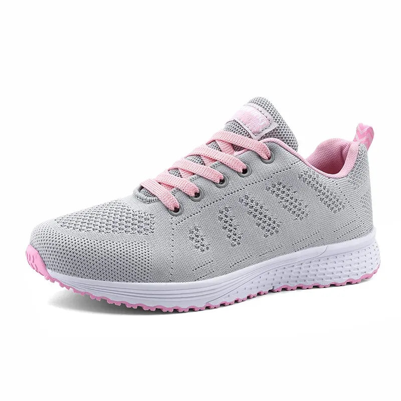 Women Casual Fashion Breathable Walking Mesh Sneakers