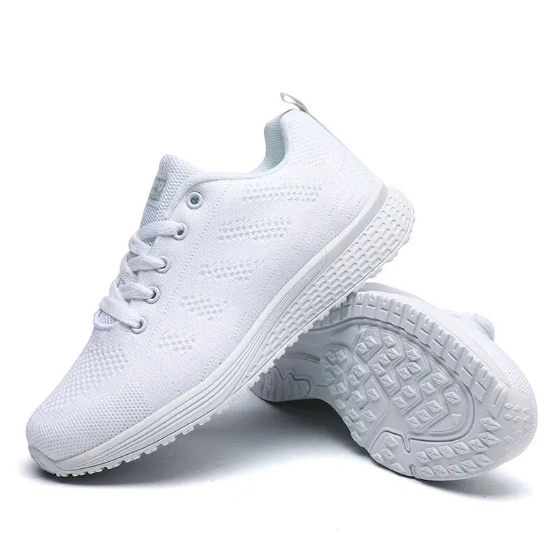 Women Casual Fashion Breathable Walking Mesh Sneakers