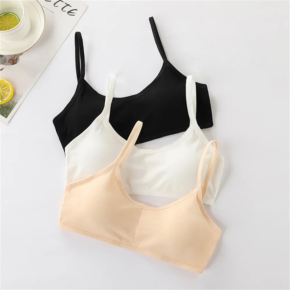 Thin Cotton And Sports Summer Double Layer Bra