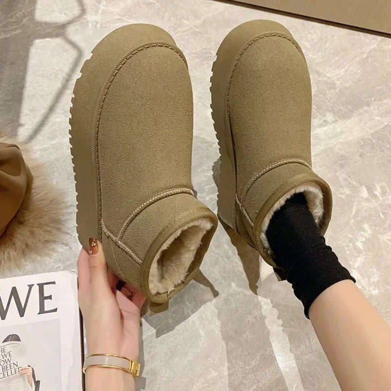 New Classic Thickened Fluff Comfortable Warm Boots