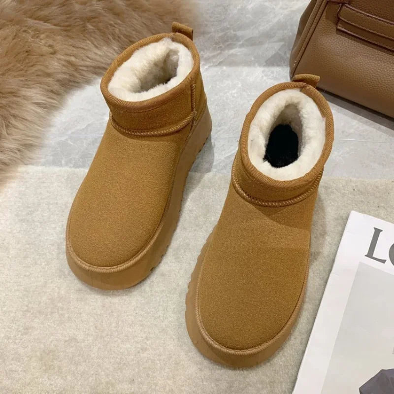 New Classic Thickened Fluff Comfortable Warm Boots