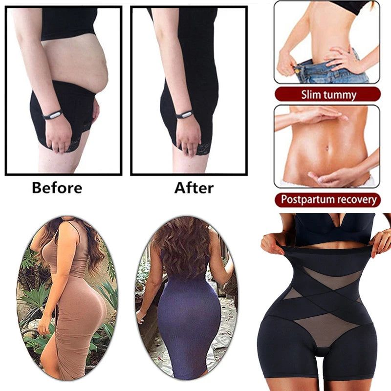 Women High Waist Trainer Body Shaper Pants